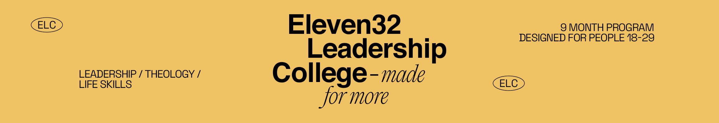 Leadership College at Church Eleven32